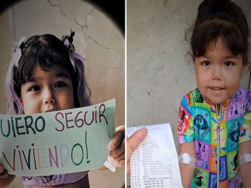 Una niña espera un trasplante y pide ayuda para seguir viviendo
