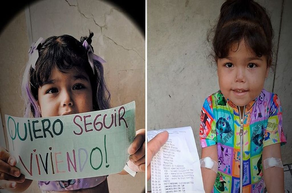 Una niña espera un trasplante y pide ayuda para seguir viviendo