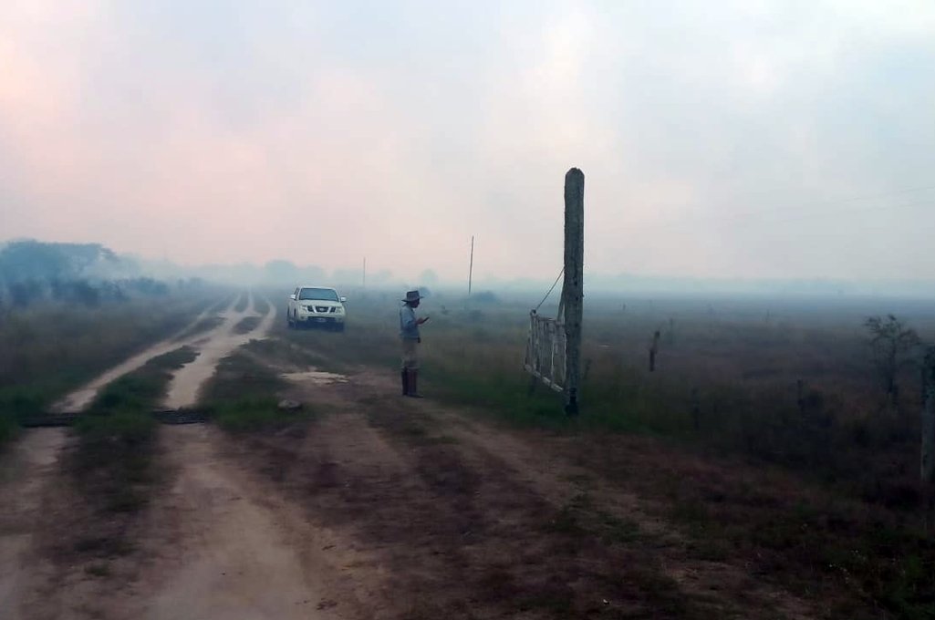 Un nuevo incendio avanzó a pocos km del casco urbano de Cacique Ariacaiquín