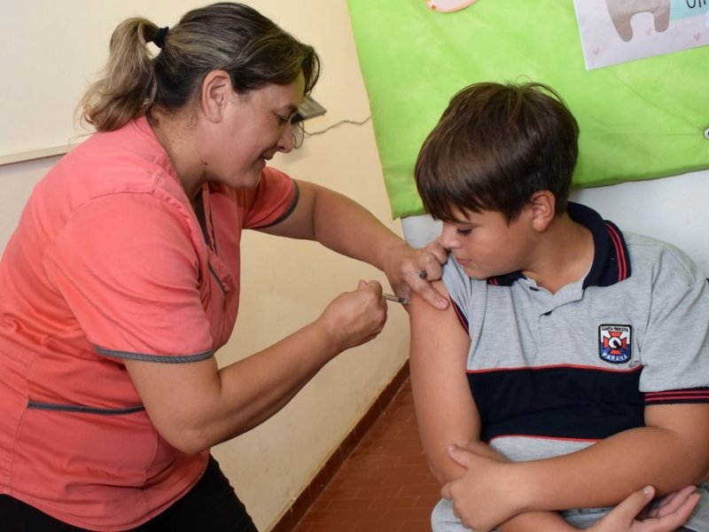 La vacunación en niños y niñas de 5 y 11 años registra una adhesión del 65%