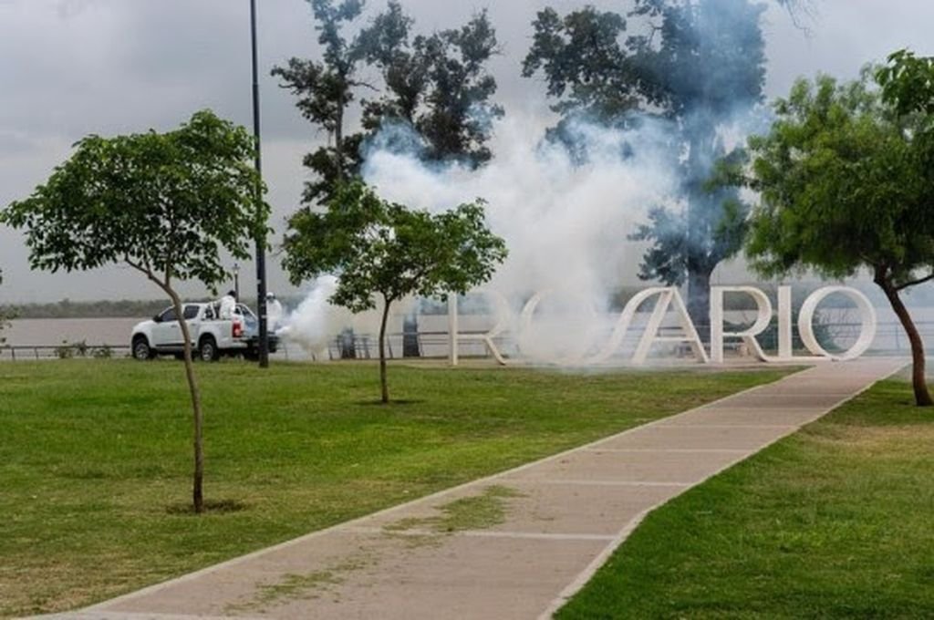 Rosario: continúan los operativos periódicos de fumigación en espacios verdes