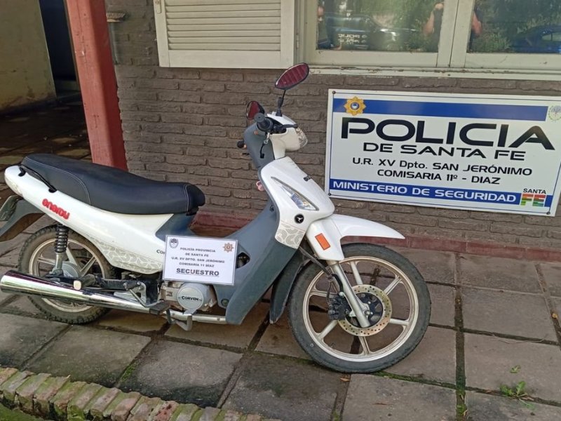 Robó una moto, adujo que su nene de 3 años estaba enfermo y debía llegar a un hospital