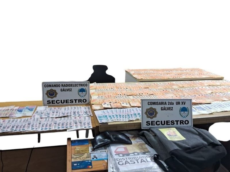Un sujeto le robó a un viajante casi un millón y medio de pesos