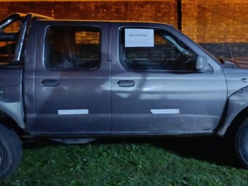 Díaz: en un control, la policía dio con una camioneta que había sido robada en el 2016