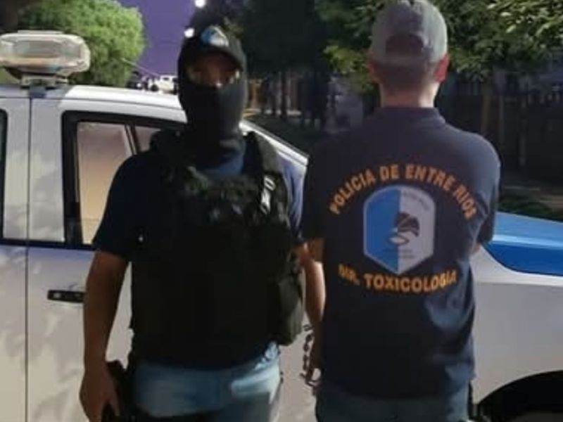Allanamientos por narcotráfico en Chajarí y zonas aledañas: detuvieron a cuatro personas
