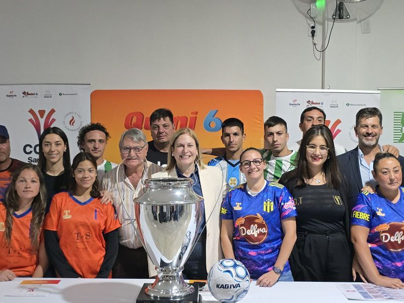 Gálvez recibió a la Copa Santa Fe