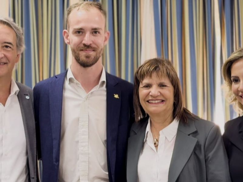 Mayer suma refuerzos en Castellanos: se reunió con la ministra Patricia Bullrich