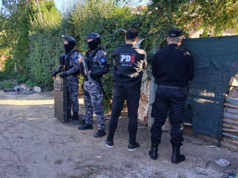 La PDI junto a grupos tácticos realizó cuatro allanamientos en Coronda