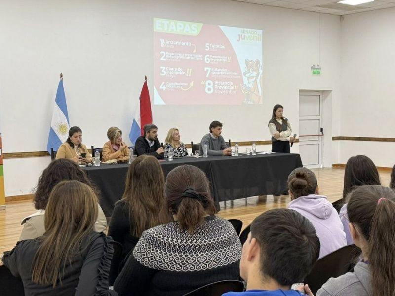 Se presentó la edición 2025 del Senado Juvenil en Villaguay