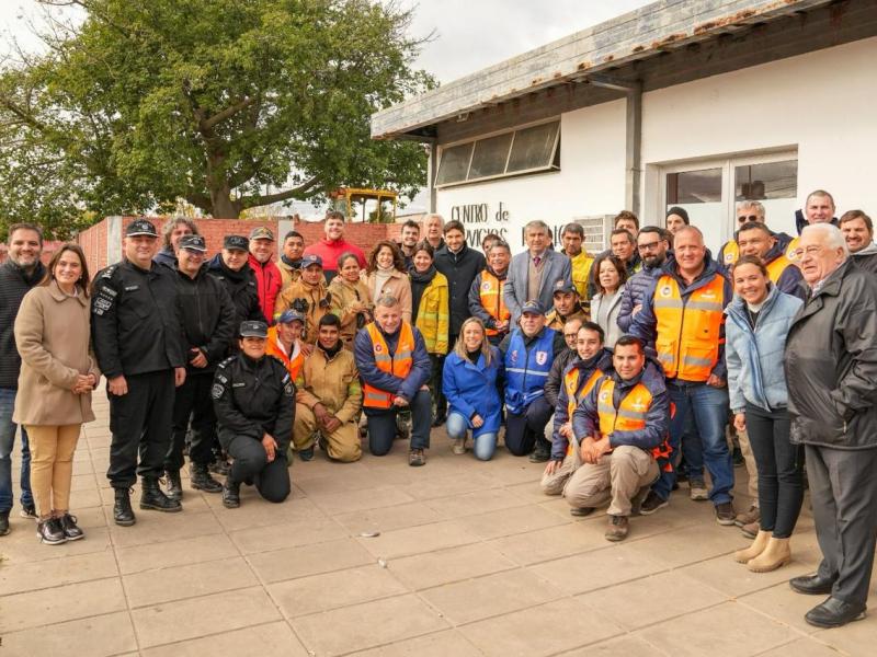 “Vera se recupera de la mejor manera posible gracias a las obras que Provincia llevó adelante”, aseguró Pullaro