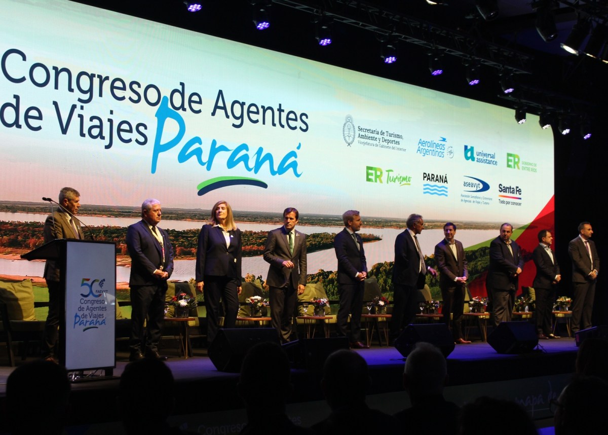 Santa Fe dice presente en el 50° Congreso de Agentes de Viajes que se realiza en Entre Ríos