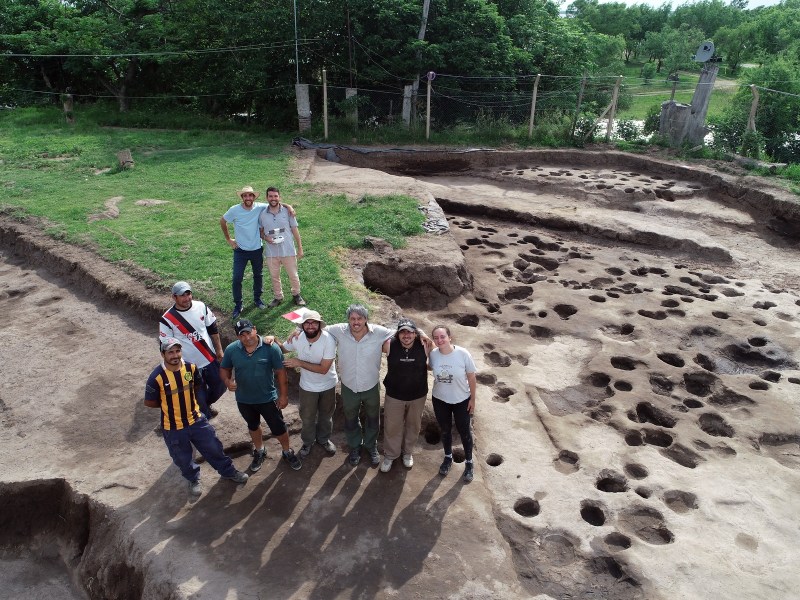 Buscadores de la historia: excavan en el Fuerte Sancti Spiritus de Gaboto