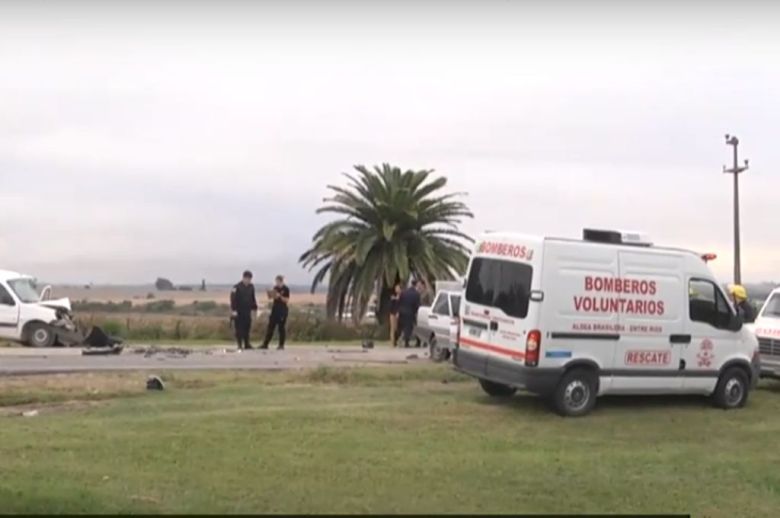 Accidente fatal en RP11, altura Colonia Ensayo: un hombre murió tras un choque frontal