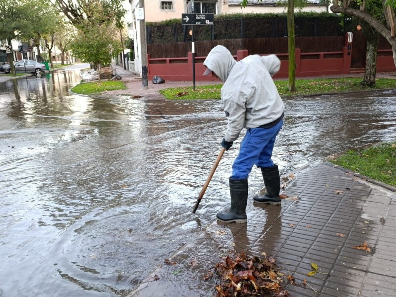 Temporal en Rosario: en apenas seis horas cayeron 110,3 milímetros de agua