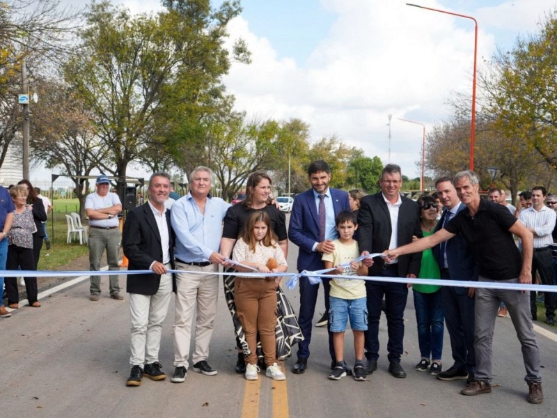 Se repavimentaron tres tramos de rutas santafesinas