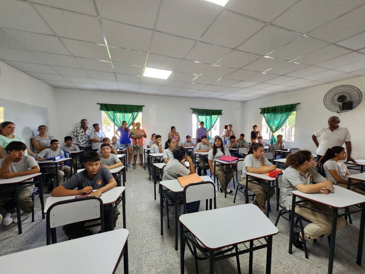 La inversión en nuevas aulas para el departamento San Justo supera los 900 millones de pesos