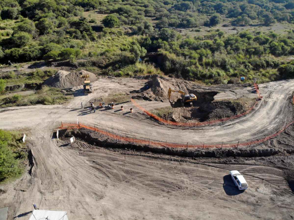Comenzaron los trabajos en el nuevo puente a Caraguatay