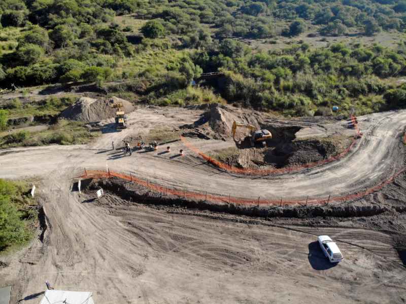 Comenzaron los trabajos en el nuevo puente a Caraguatay