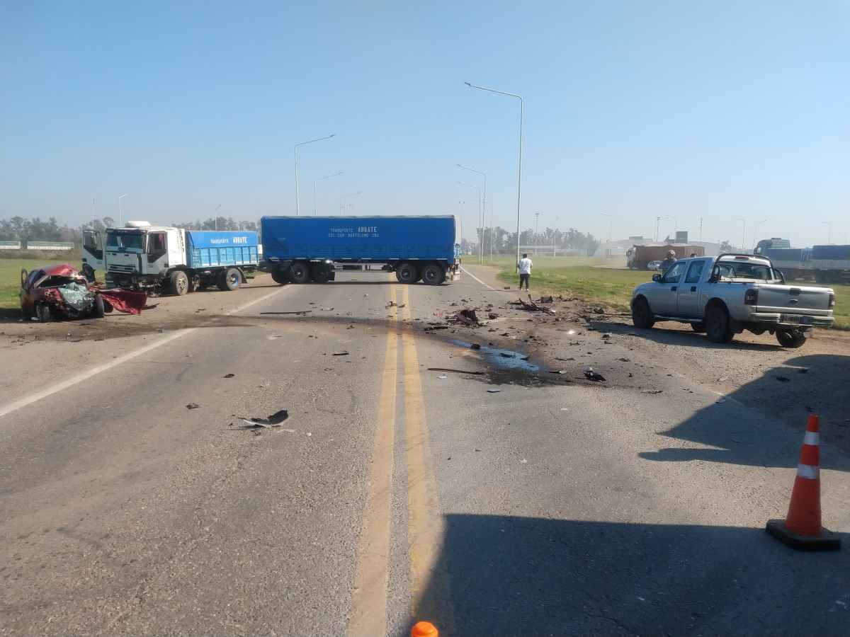 Un automovilista murió al chocar contra un camión en la peligrosa Ruta Nacional 34 por San Genaro