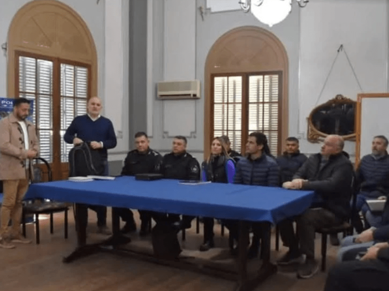 Se realizó una reunión clave por la seguridad en el departamento Castellanos