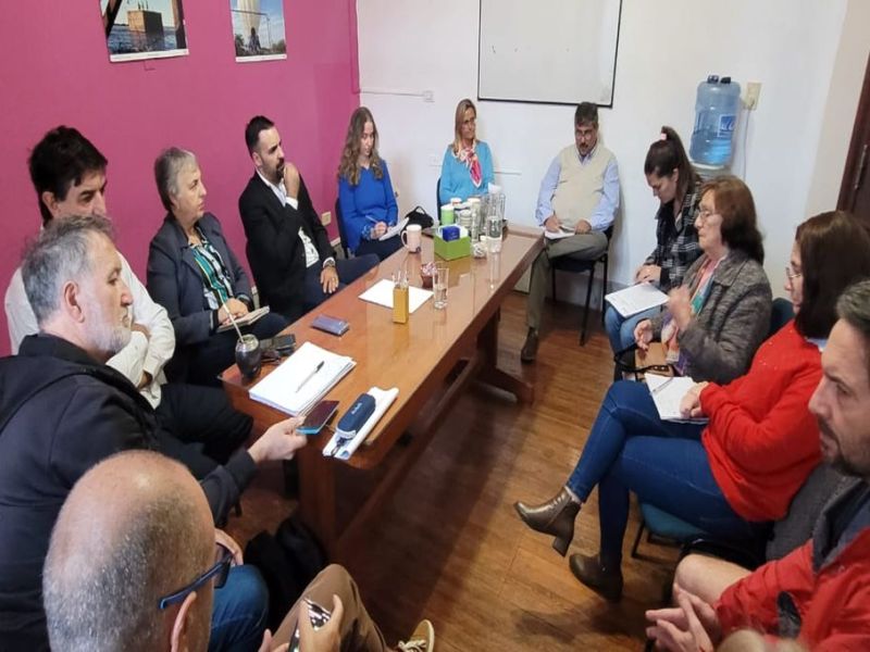Se realizó una reunión por los terrenos del denominado Parque Costero