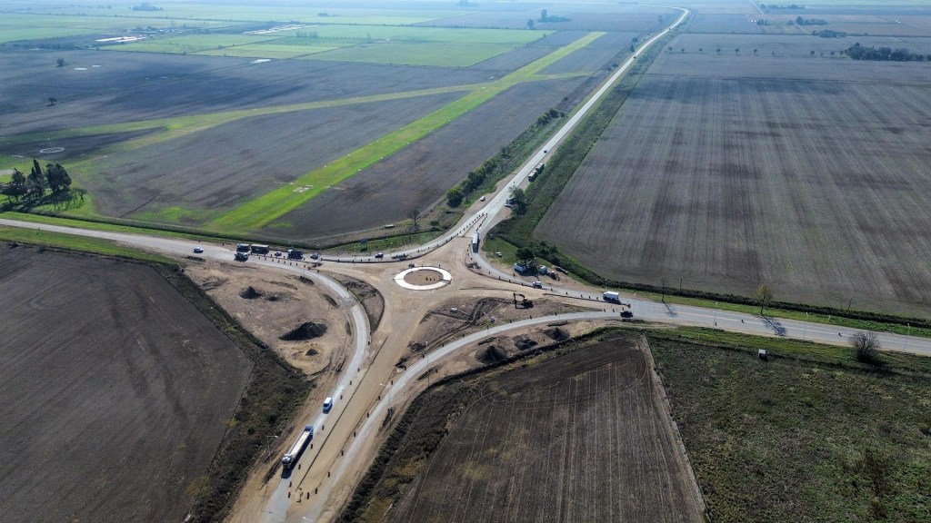 Avanza la construcción de una nueva rotonda en el cruce de las rutas ...