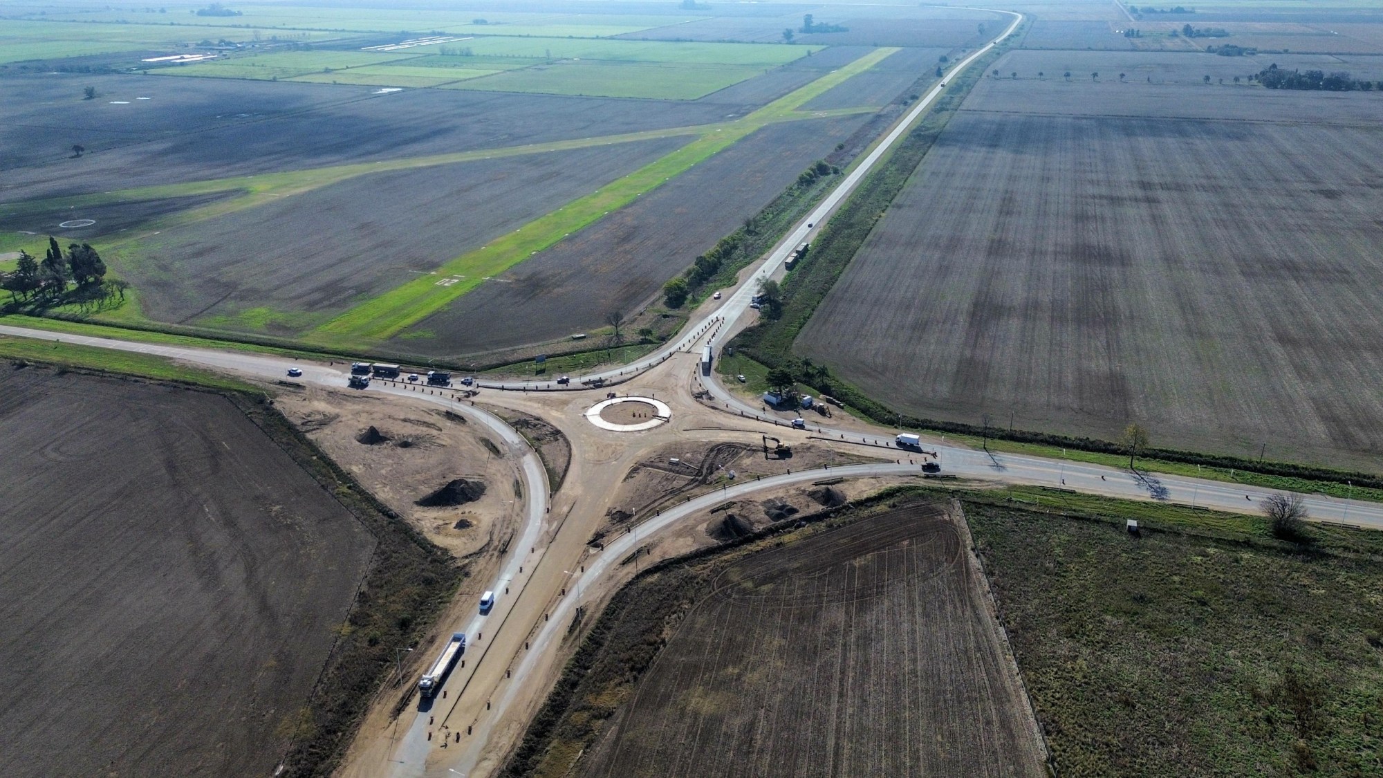 Avanza la construcción de una nueva rotonda en el cruce de las rutas ...