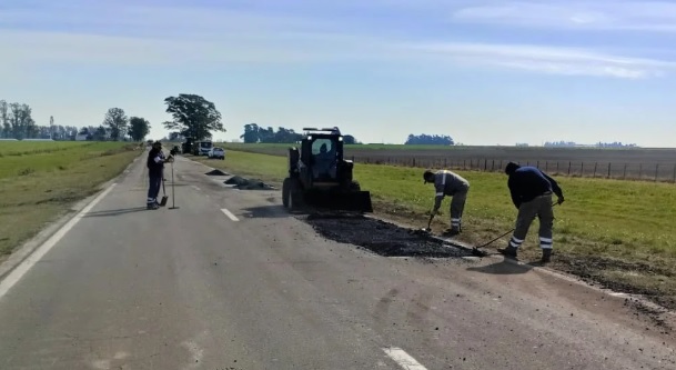 Departamento Iriondo: nuevas reparaciones sobre la Ruta Nacional 178