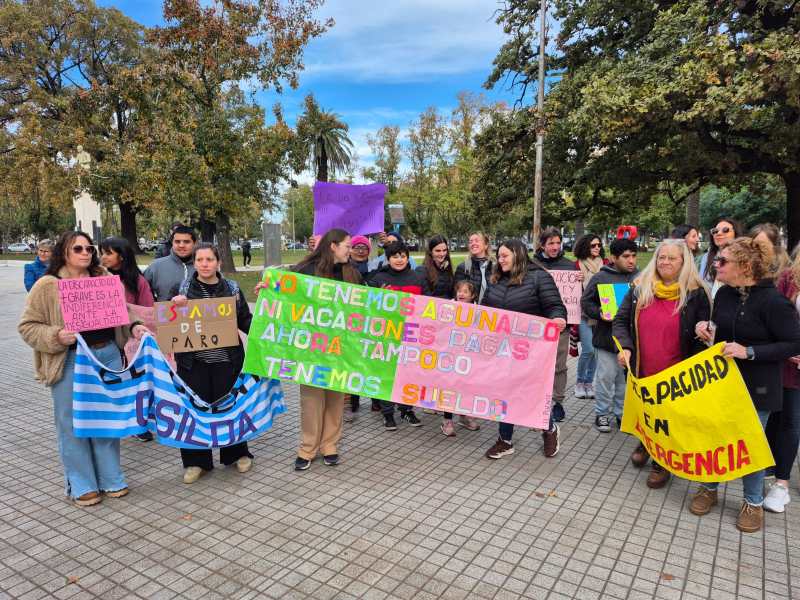 Casilda marcha por la ley de emergencia en discapacidad