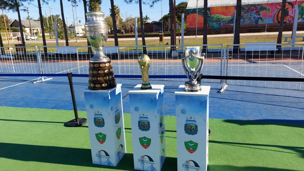 La Copa del Mundo, Finalissima y la Copa América visitaron Chajarí