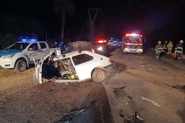 Triple choque en ruta 39, ingreso a Rincón de Gena: un muerto y dos heridos