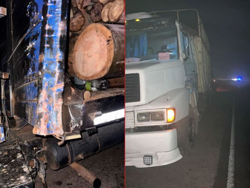 Accidente en Federación: un adolescente está grave tras chocar dos camiones en ruta 44