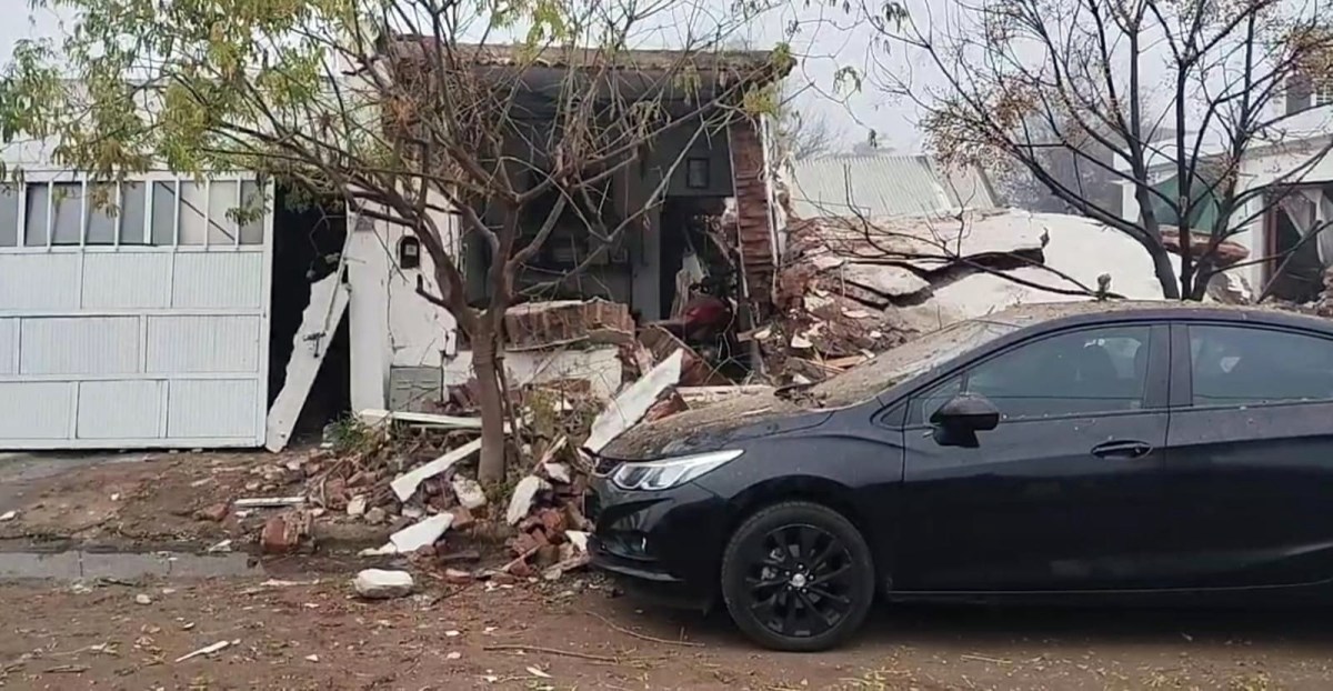 Susto en Rufino: una explosión destruyó una vivienda