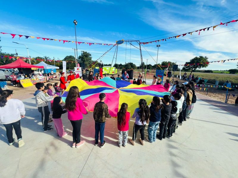 Santa Rosa de Calchines tiene un nuevo playón multipropósito
