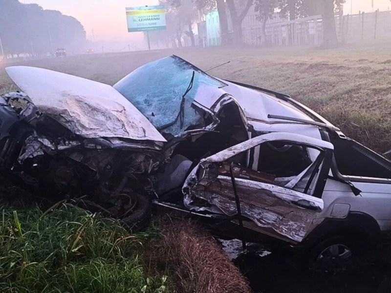 Ruta 23: murió uno de los conductores involucrados en un fuerte choque