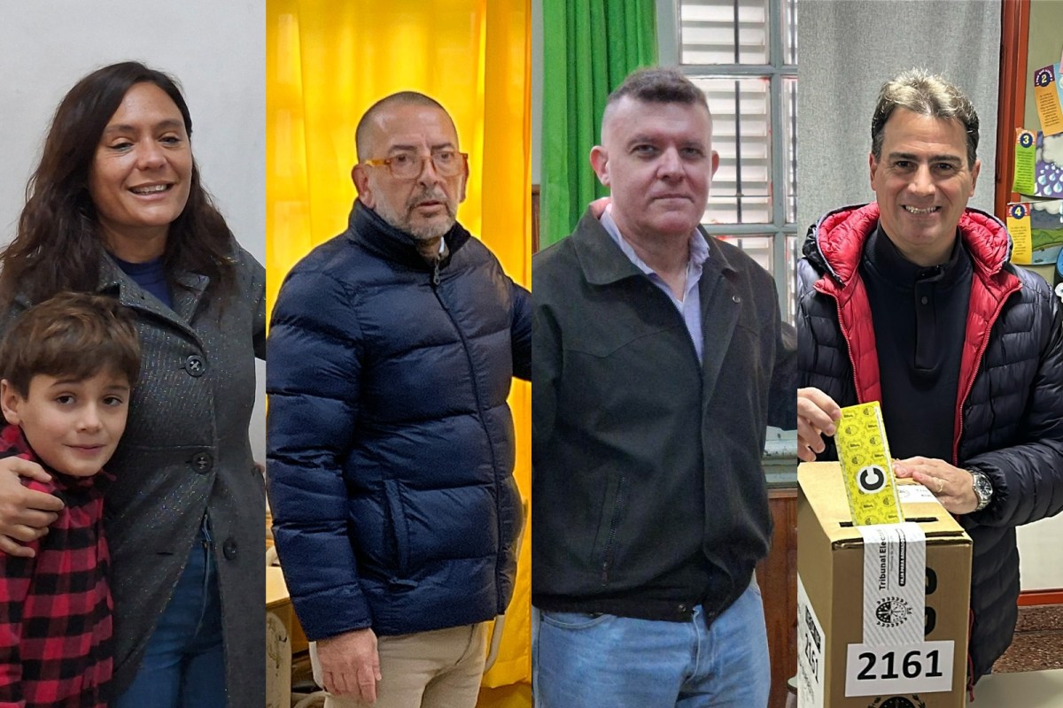 Los cuatro candidatos a concejal de Rafaela ya pasaron por las urnas