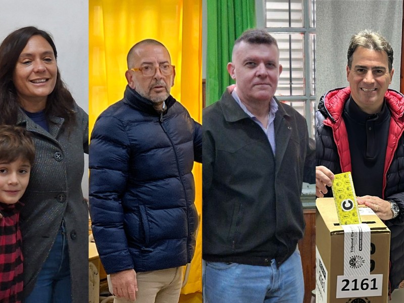 Los cuatro candidatos a concejal de Rafaela ya pasaron por las urnas