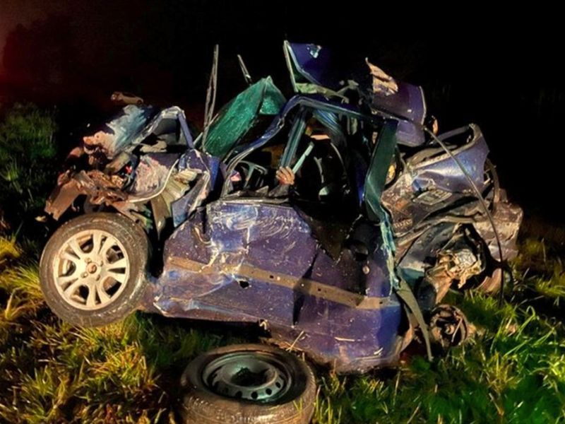 Choque de dos autos y un camión sobre el puente Zárate-Brazo Largo