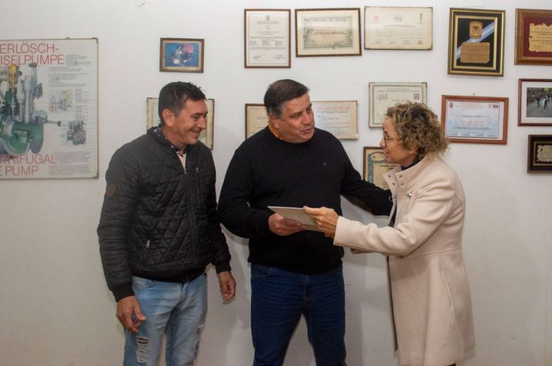 El municipio de Victoria firmó un convenio con los Bomberos Voluntarios