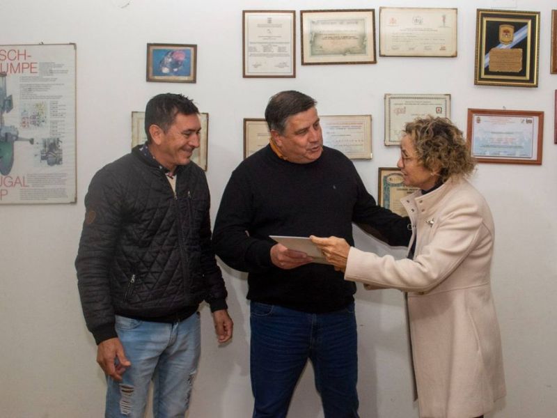 El municipio de Victoria firmó un convenio con los Bomberos Voluntarios