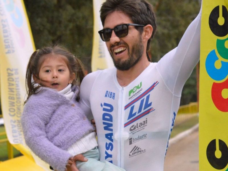 El uruguayo Matías Gómez saca ventaja en el Circuito Provincial de Duatlón