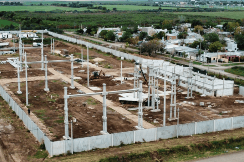Avanza la Estación Transformadora Rafaela Norte: beneficiará a más de 160 mil santafesinos
