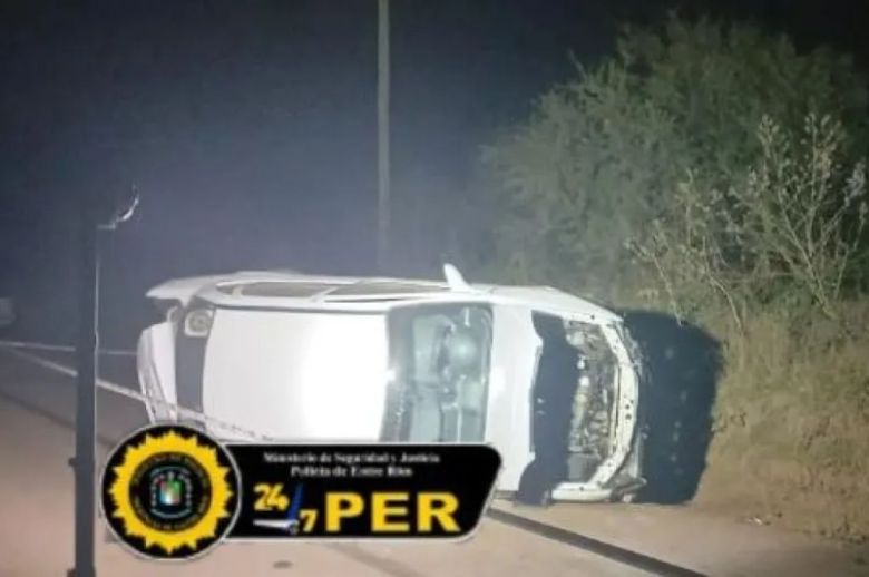 Accidente fatal en Alvear: un hombre murió tras volcar con su auto