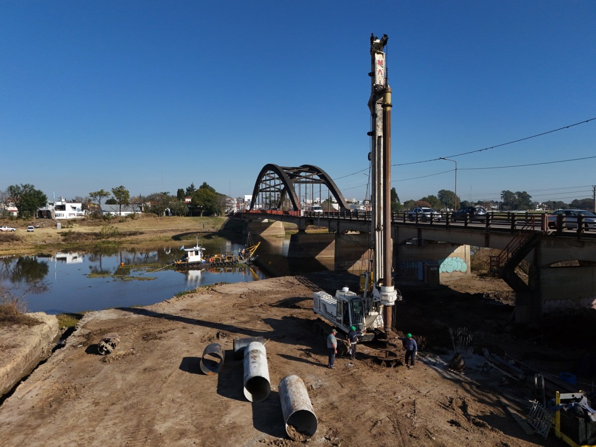 Importantes avances en la construcción del nuevo puente Santa Fe – Santo Tomé