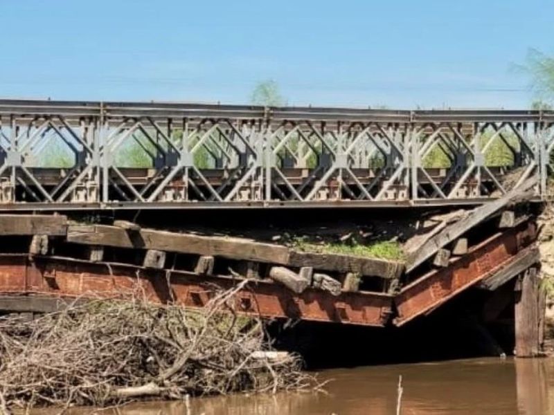  La Pelada: solicitan evitar la circulación sobre el puente del Arroyo Cululú en la Ruta 69-S