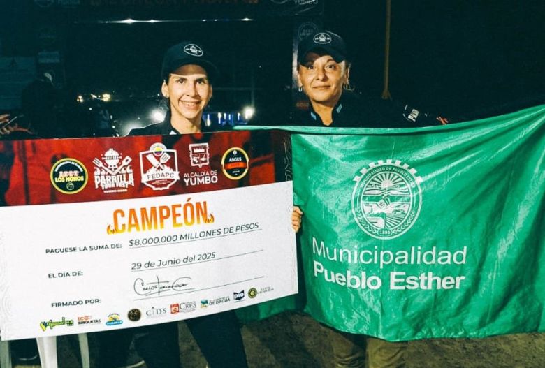 Dos santafesinas se consagraron campeonas iberoamericanas de asadores y parrilleros