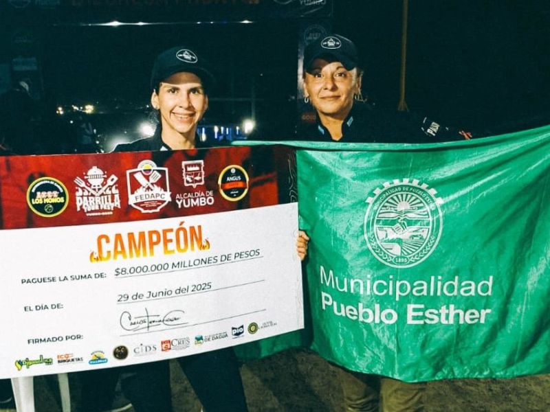 Dos santafesinas se consagraron campeonas iberoamericanas de asadores y parrilleros