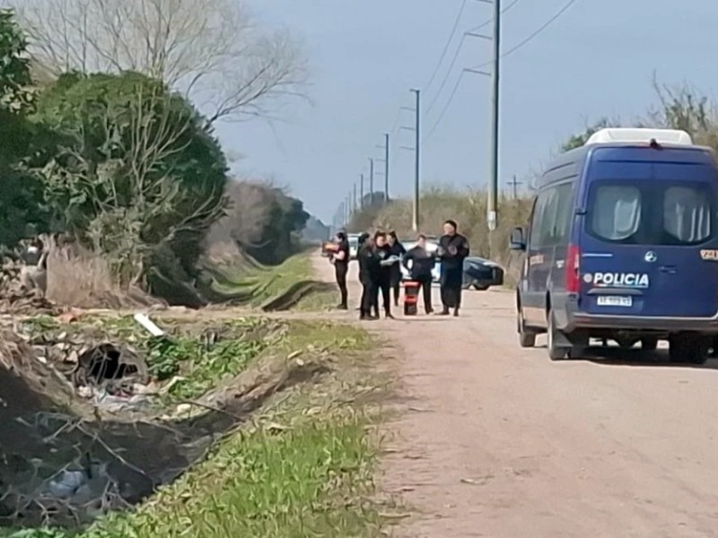 Con sello mafioso: hallaron un cuerpo calcinado dentro de una cava en Monte Vera
