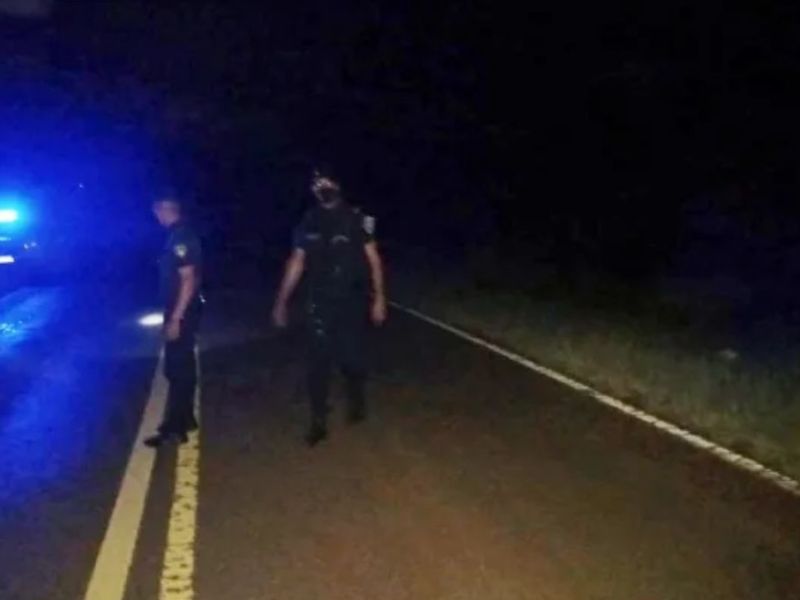 Persecución policial y disparos en una zona rural de Nogoyá