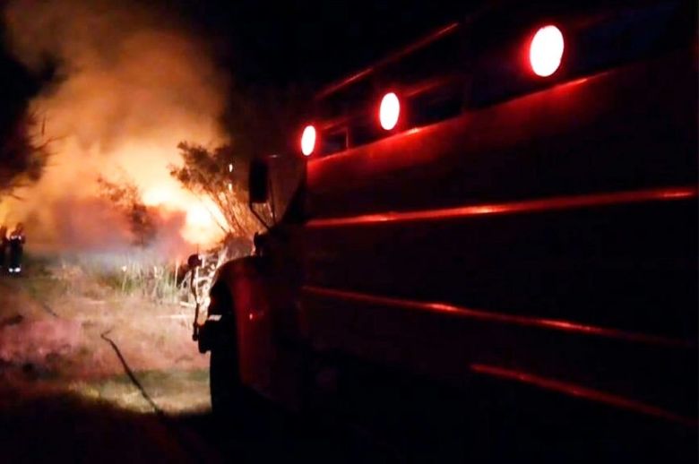 Diamante: se incendió la planta de residuos y hay un hombre muerto